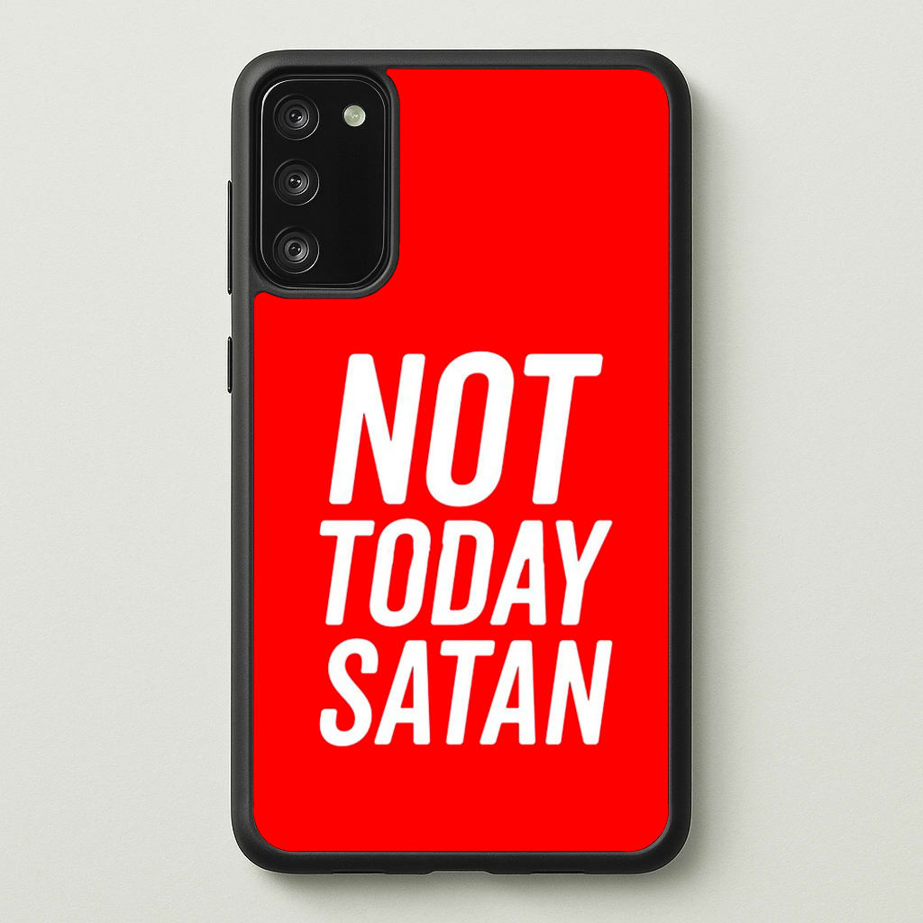 Red Not Today Satan - Drag Queen's Drag Race - RuPaul Phone Case for Galaxy S20