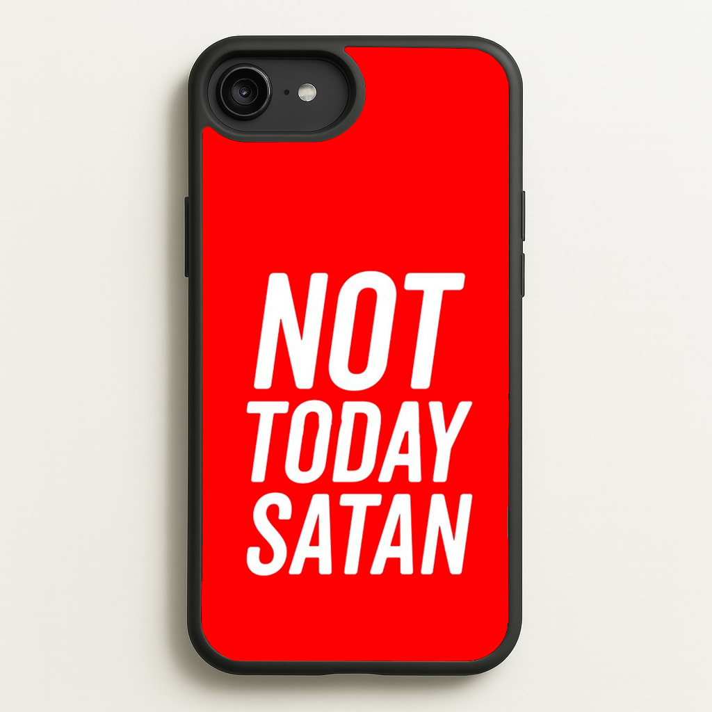 Red Not Today Satan - Drag Queen's Drag Race - RuPaul Phone Case for iPhone 6 Plus / 7 Plus / 8 Plus