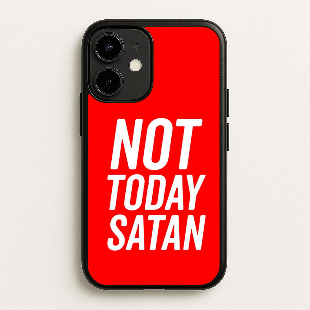 Red Not Today Satan - Drag Queen's Drag Race - RuPaul Phone Case for iPhone 12 Mini