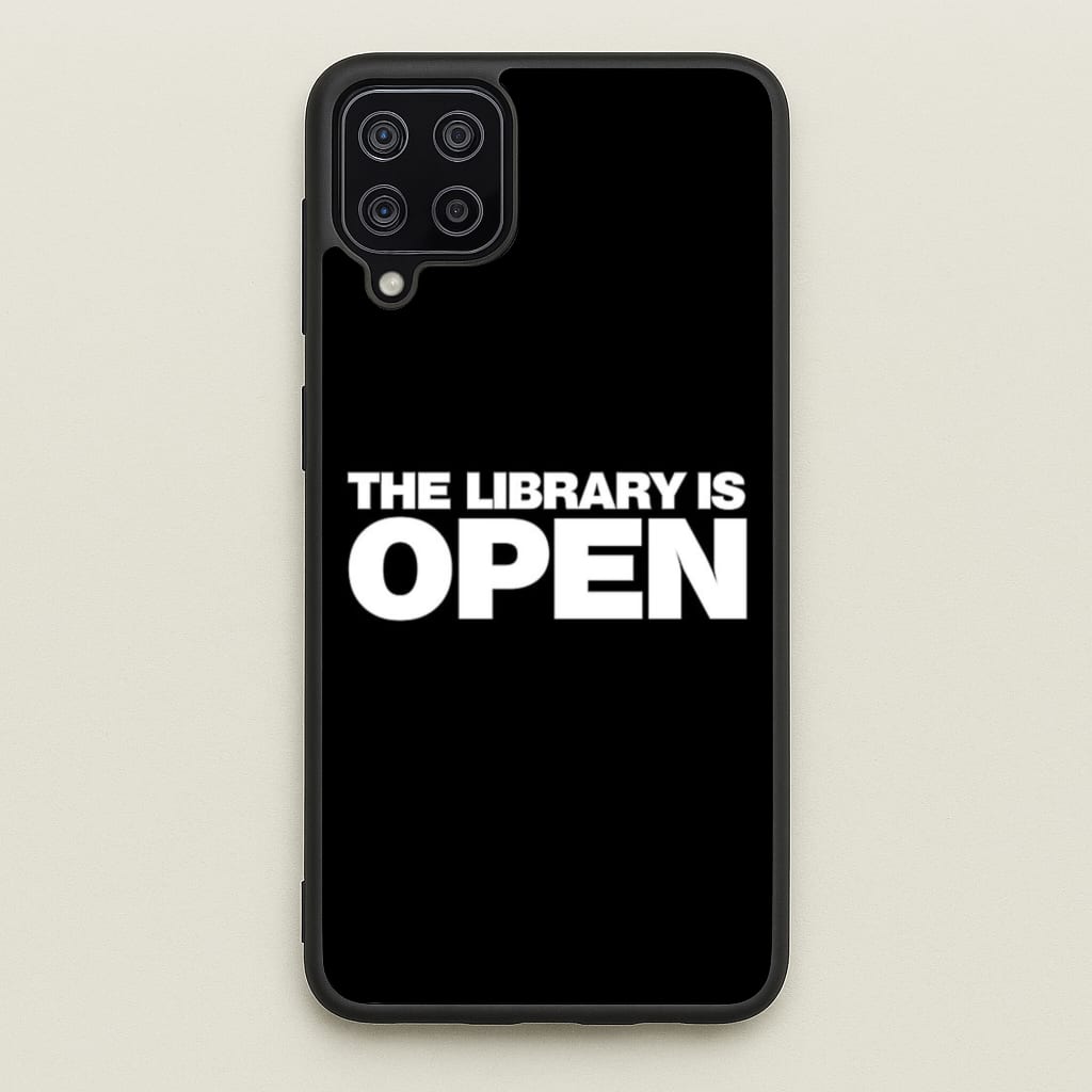 The Library is OPEN - Drag Queen's Drag Race - RuPaul Phone Case for Galaxy A12