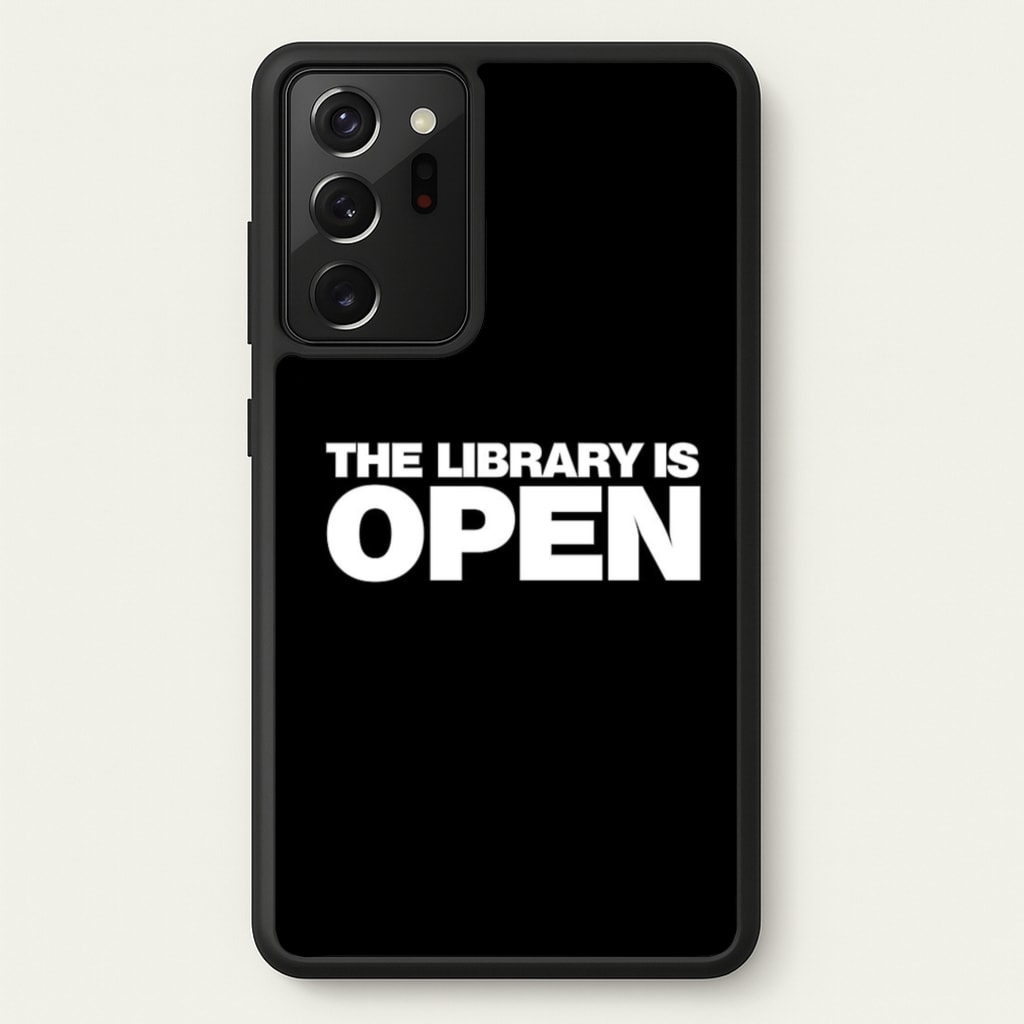 The Library is OPEN - Drag Queen's Drag Race - RuPaul Phone Case for Galaxy Note 20 Ultra