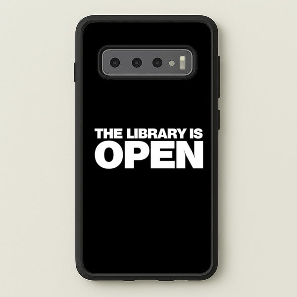 The Library is OPEN - Drag Queen's Drag Race - RuPaul Phone Case for Galaxy S10