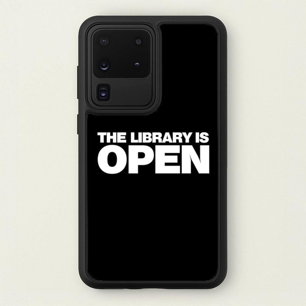 The Library is OPEN - Drag Queen's Drag Race - RuPaul Phone Case for Galaxy S20 Ultra