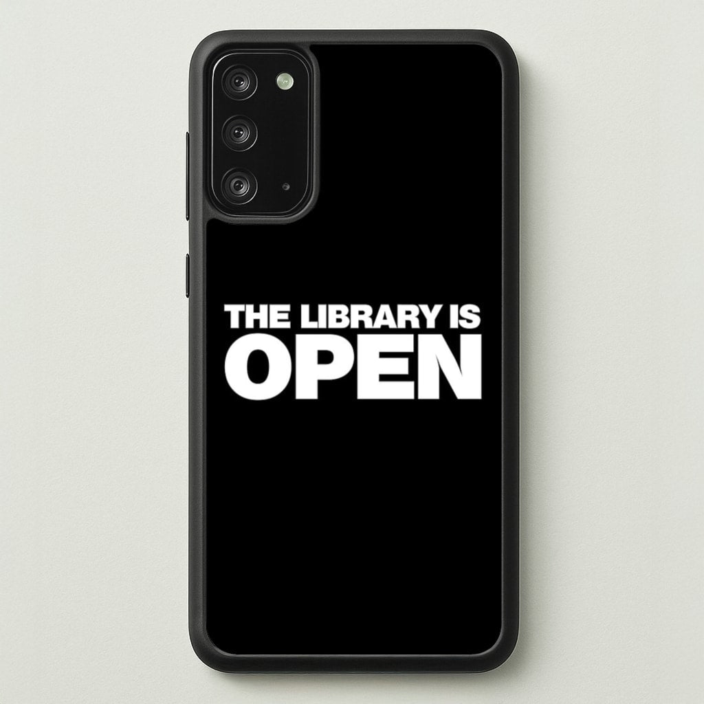 The Library is OPEN - Drag Queen's Drag Race - RuPaul Phone Case for Galaxy Note 20