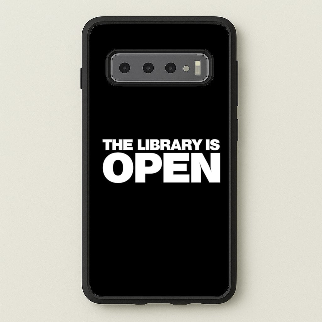 The Library is OPEN - Drag Queen's Drag Race - RuPaul Phone Case for Galaxy S10 Plus