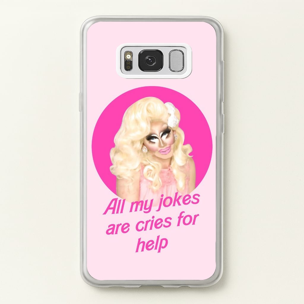 Trixie Mattel Jokes - Drag Queen's Drag Race - RuPaul Phone Case for Galaxy S8 Plus