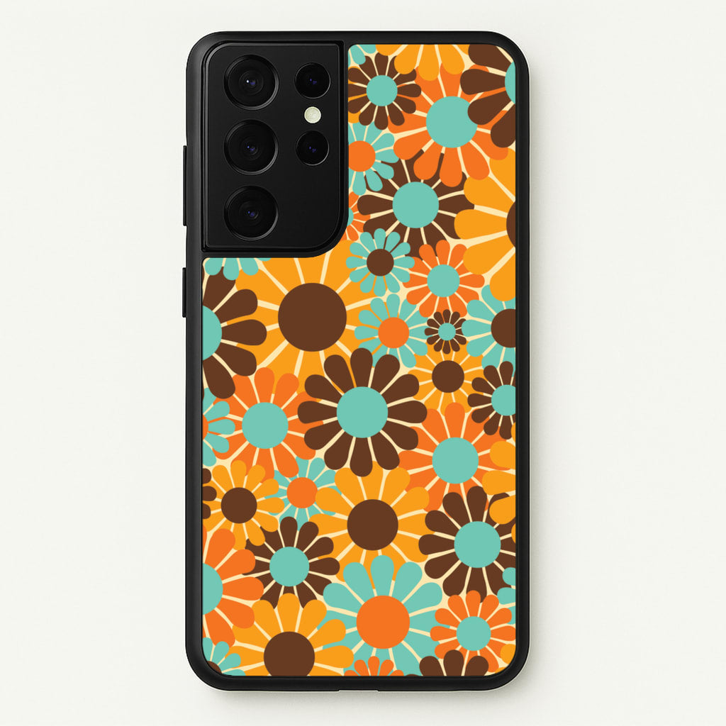 Flower Collage - Floral Phone Case for Galaxy S21 Ultra