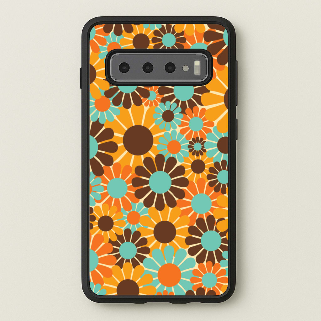Flower Collage - Floral Phone Case for Galaxy S10 Plus