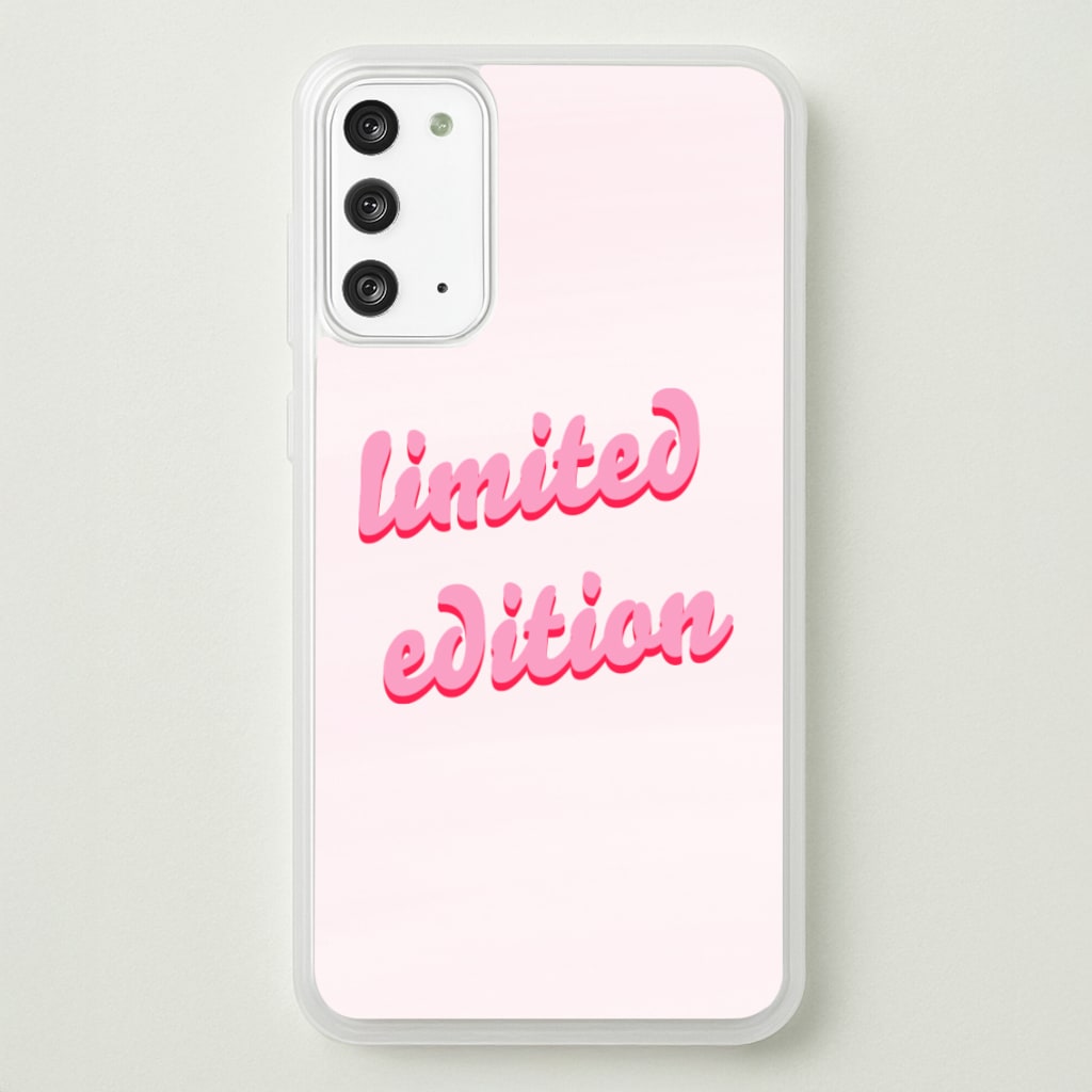 Limited Edition Quote - Sassy Quotes - Sassy Quotes Phone Case for Galaxy Note 20