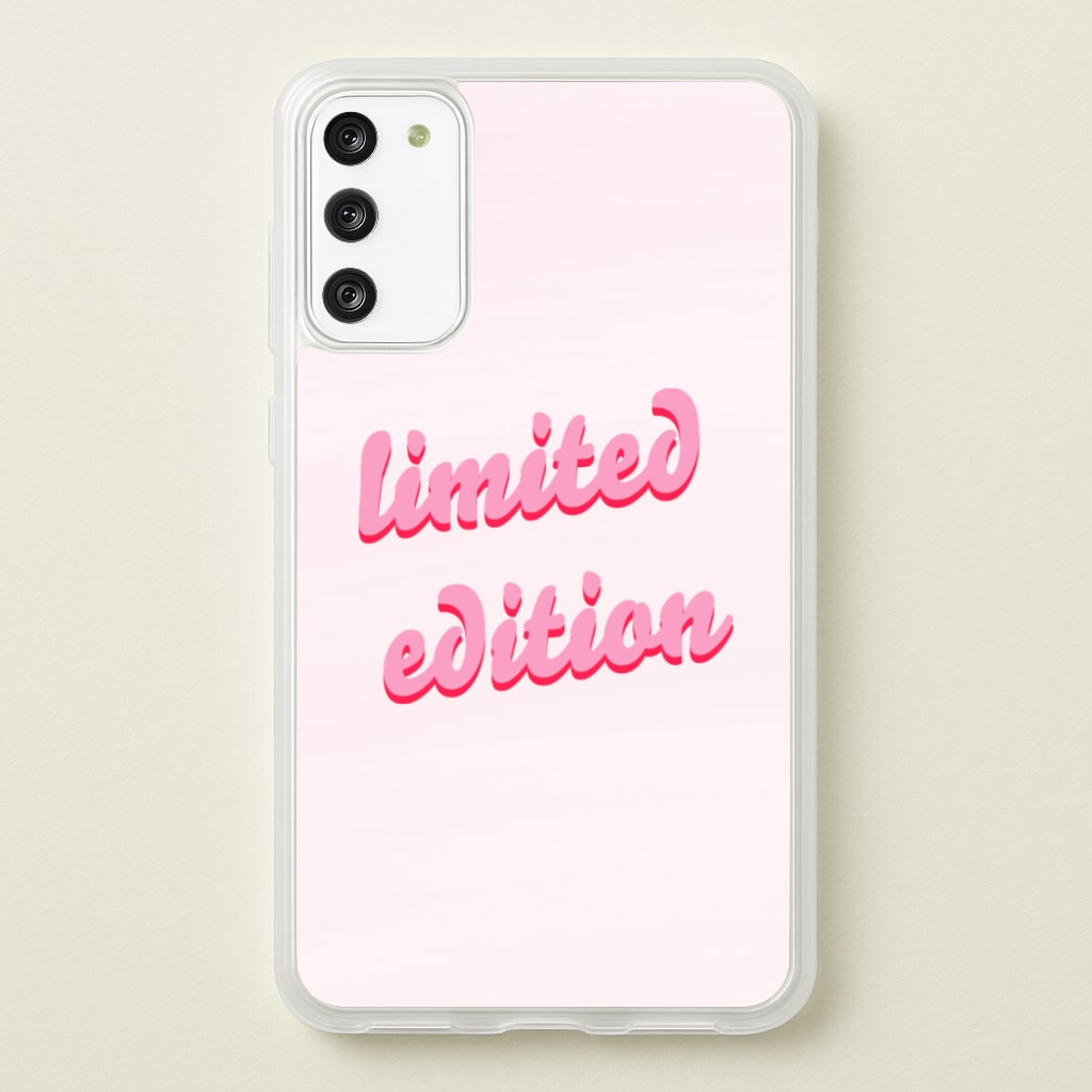 Limited Edition Quote - Sassy Quotes - Sassy Quotes Phone Case for Galaxy S20FE