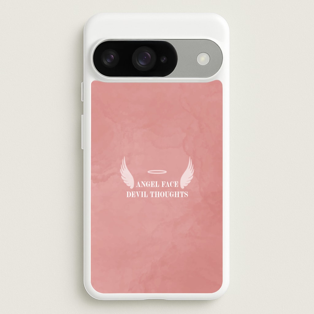 Angel Face Devil Thoughts Phone Case for Google Pixel 10 / 10 Pro