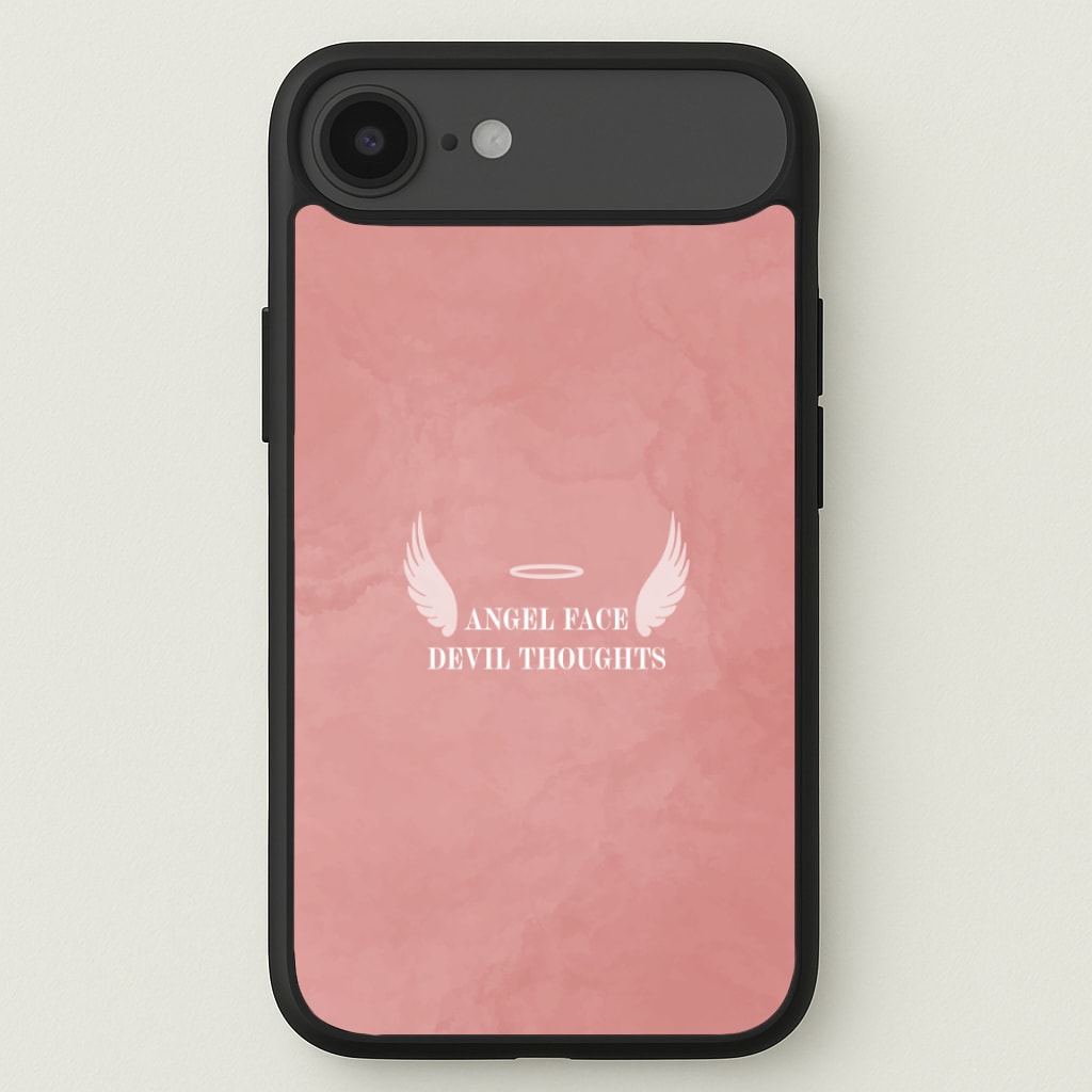 Angel Face Devil Thoughts Phone Case for iPhone 17 Air