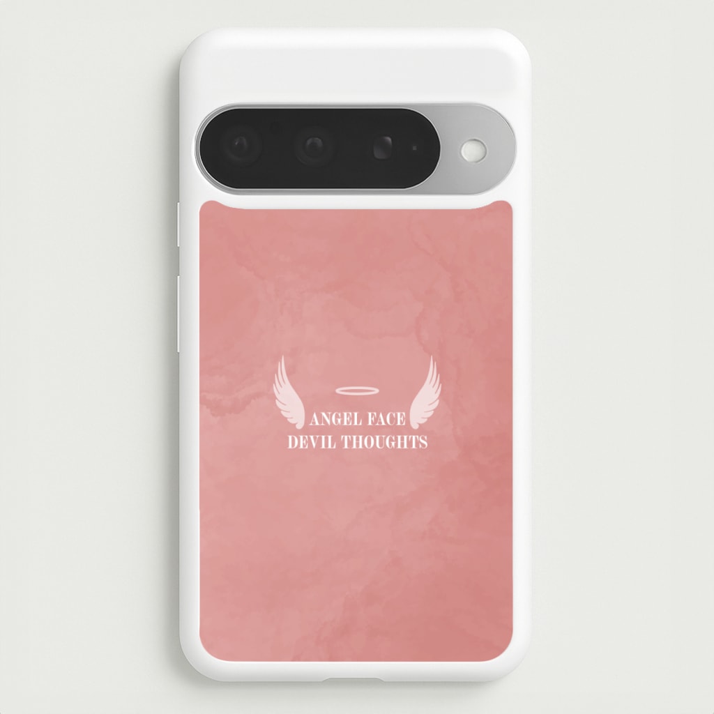 Angel Face Devil Thoughts Phone Case for Google Pixel 10 Pro XL