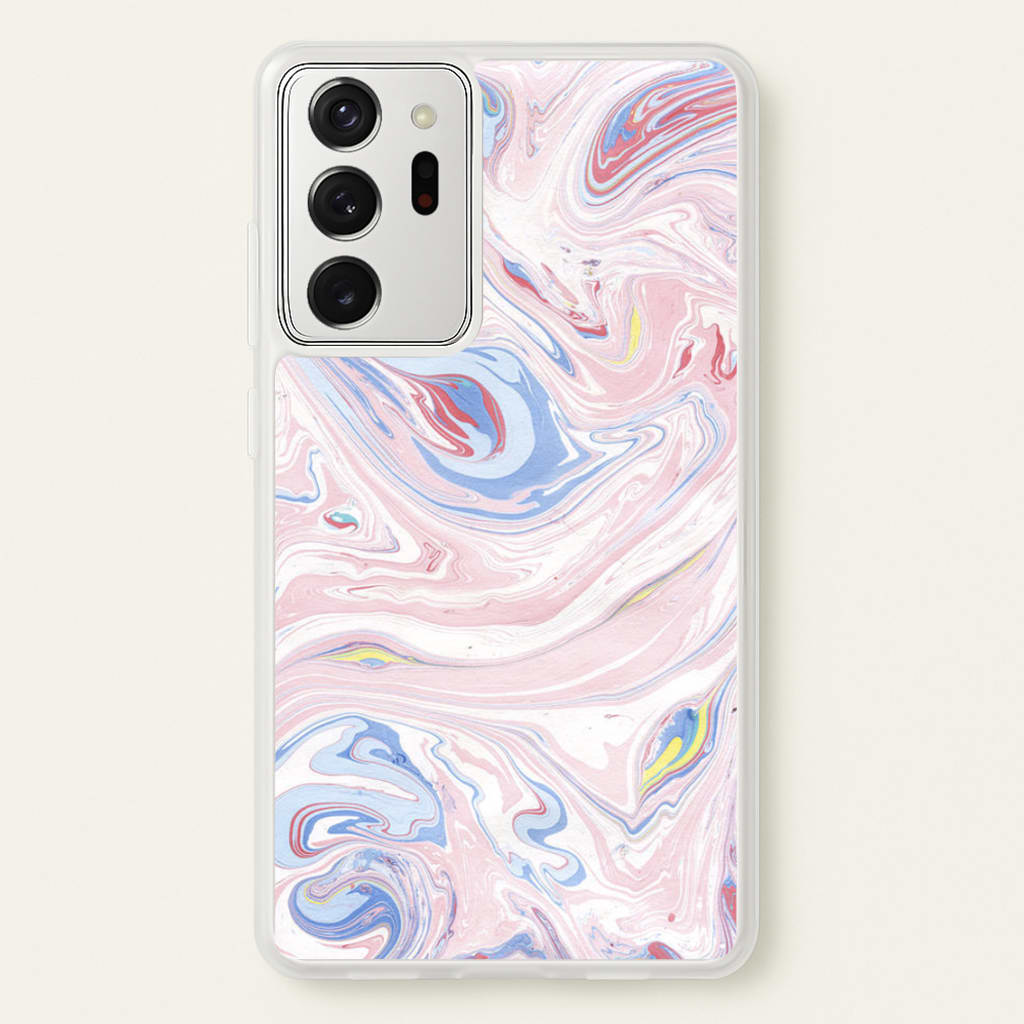 Pink Marble Swirl - Pattern Phone Case for Galaxy Note 20 Ultra