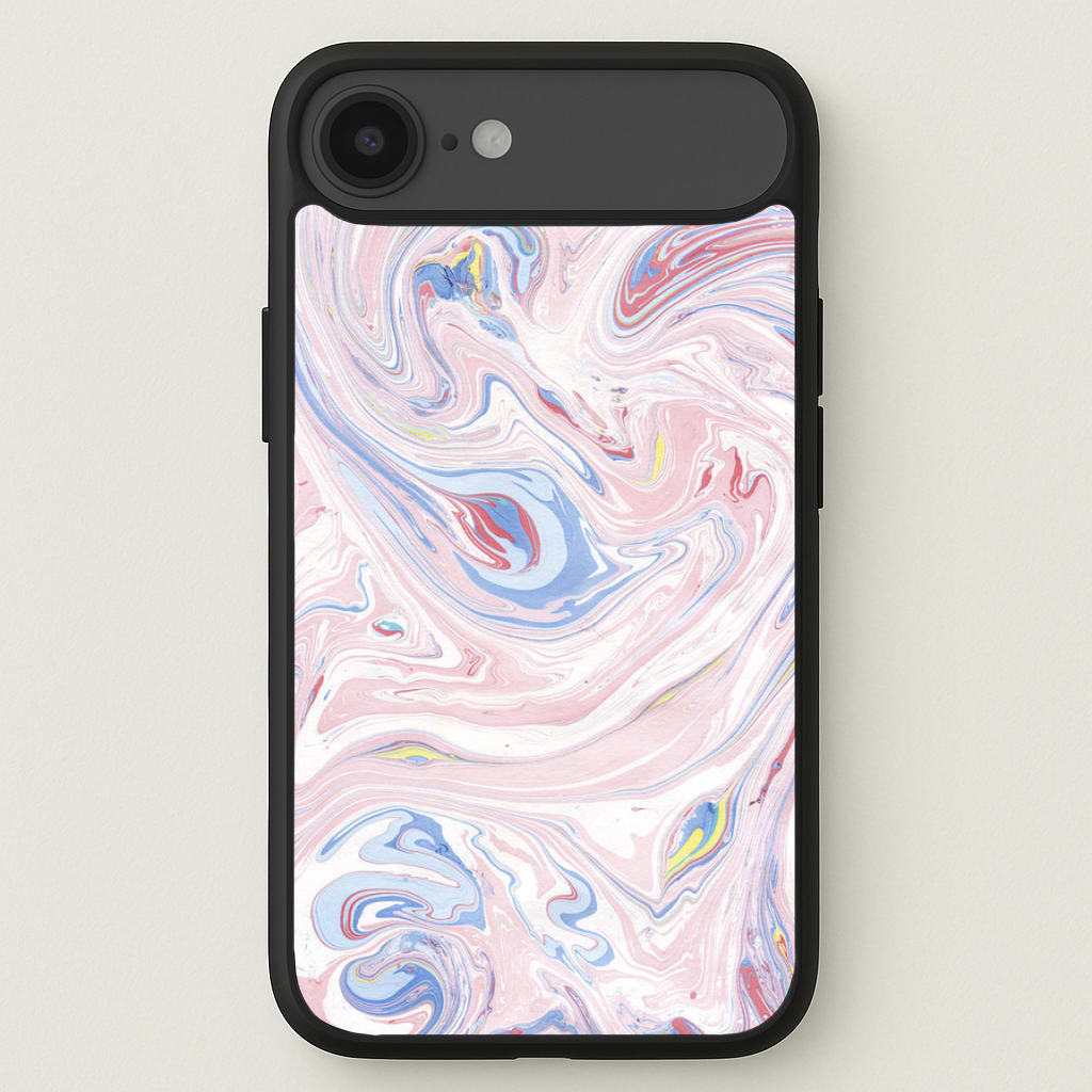 Pink Marble Swirl Phone Case for iPhone 17 Air