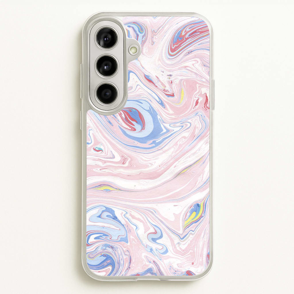 Pink Marble Swirl - Pattern Phone Case for Galaxy A56