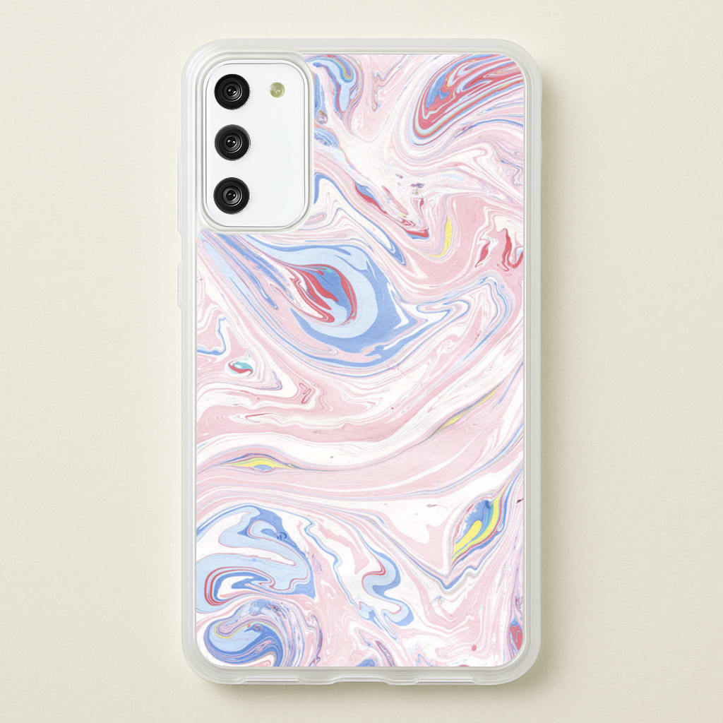 Pink Marble Swirl - Pattern Phone Case for Galaxy A41
