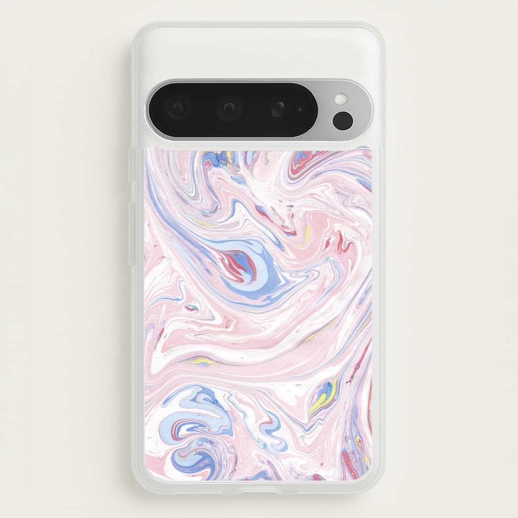 Pink Marble Swirl - Pattern Phone Case for Google Pixel 9 Pro XL