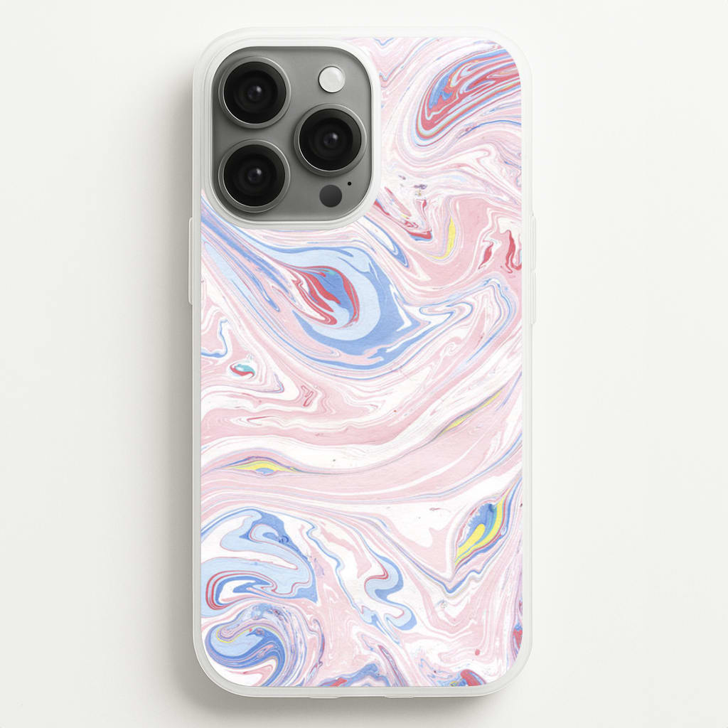 Pink Marble Swirl - Pattern Phone Case for iPhone 13 Pro Max