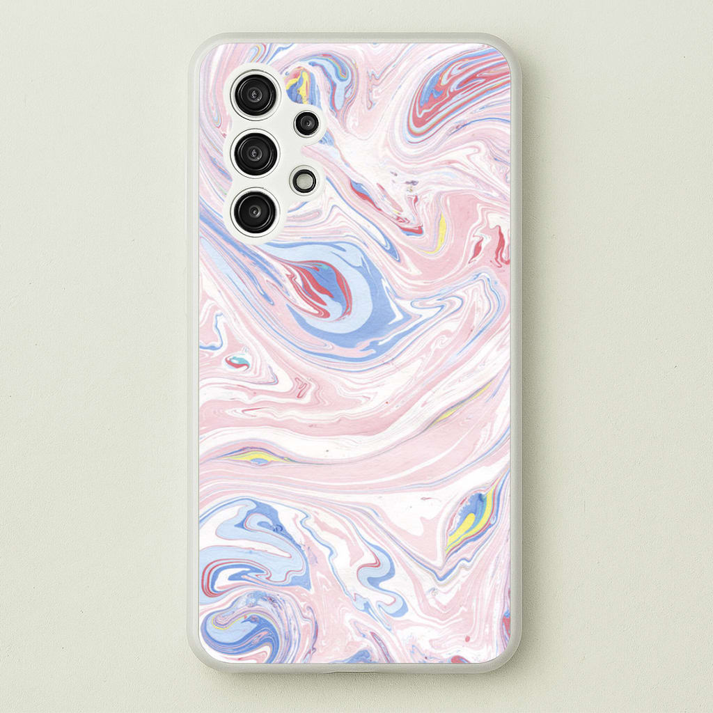 Pink Marble Swirl - Pattern Phone Case for Galaxy A13
