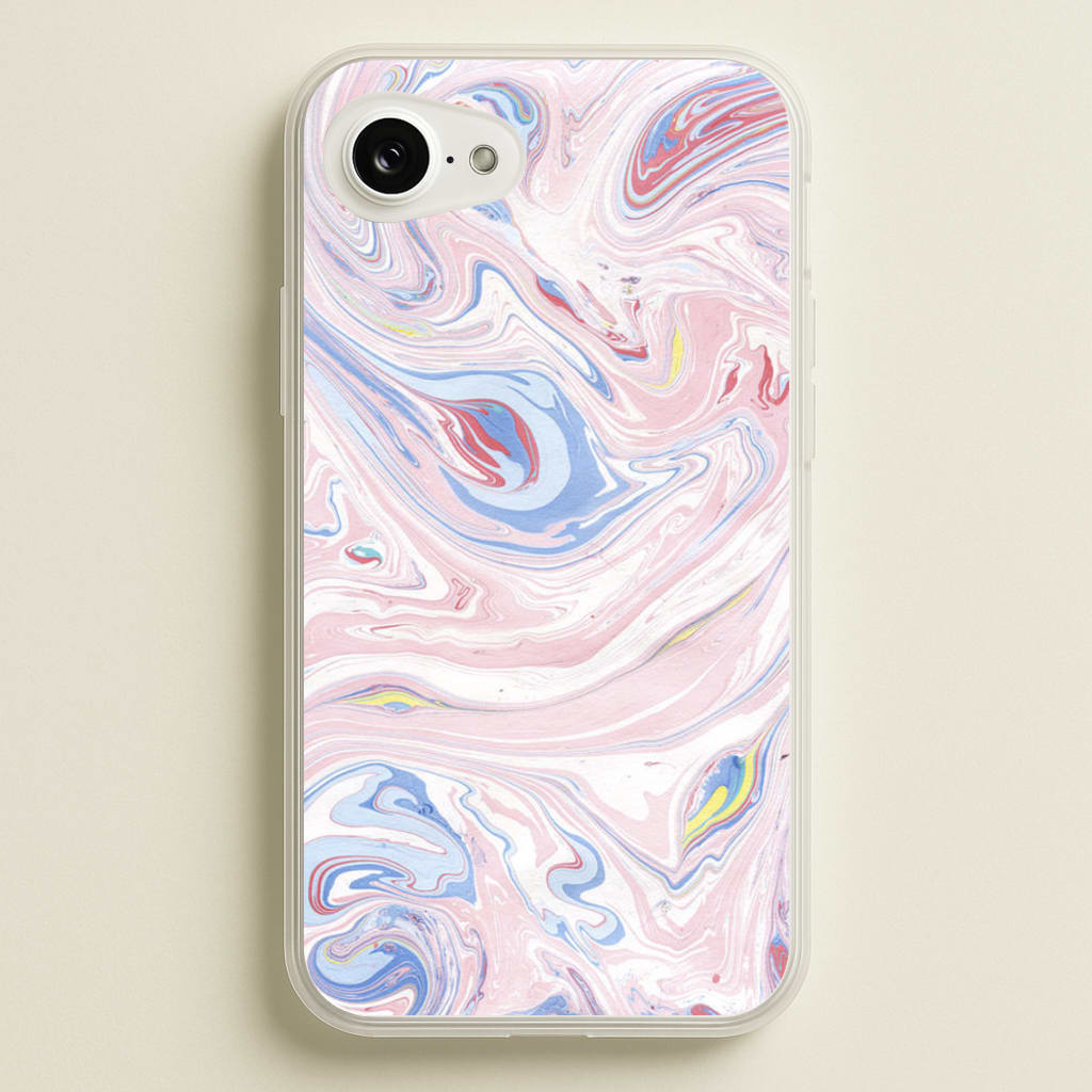 Pink Marble Swirl - Pattern Phone Case for iPhone 16e