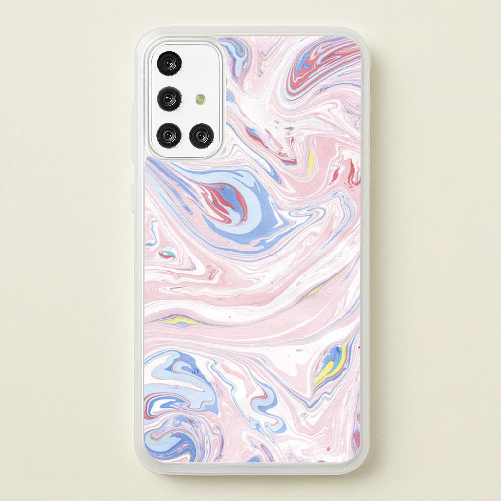 Pink Marble Swirl - Pattern Phone Case for Galaxy A71
