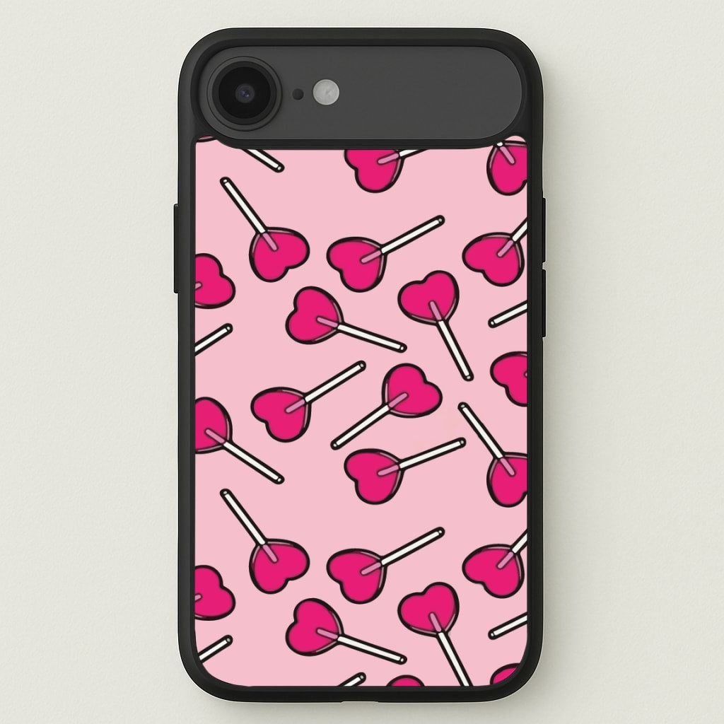 Cherry Heart Lollipops Phone Case for iPhone 17 Air