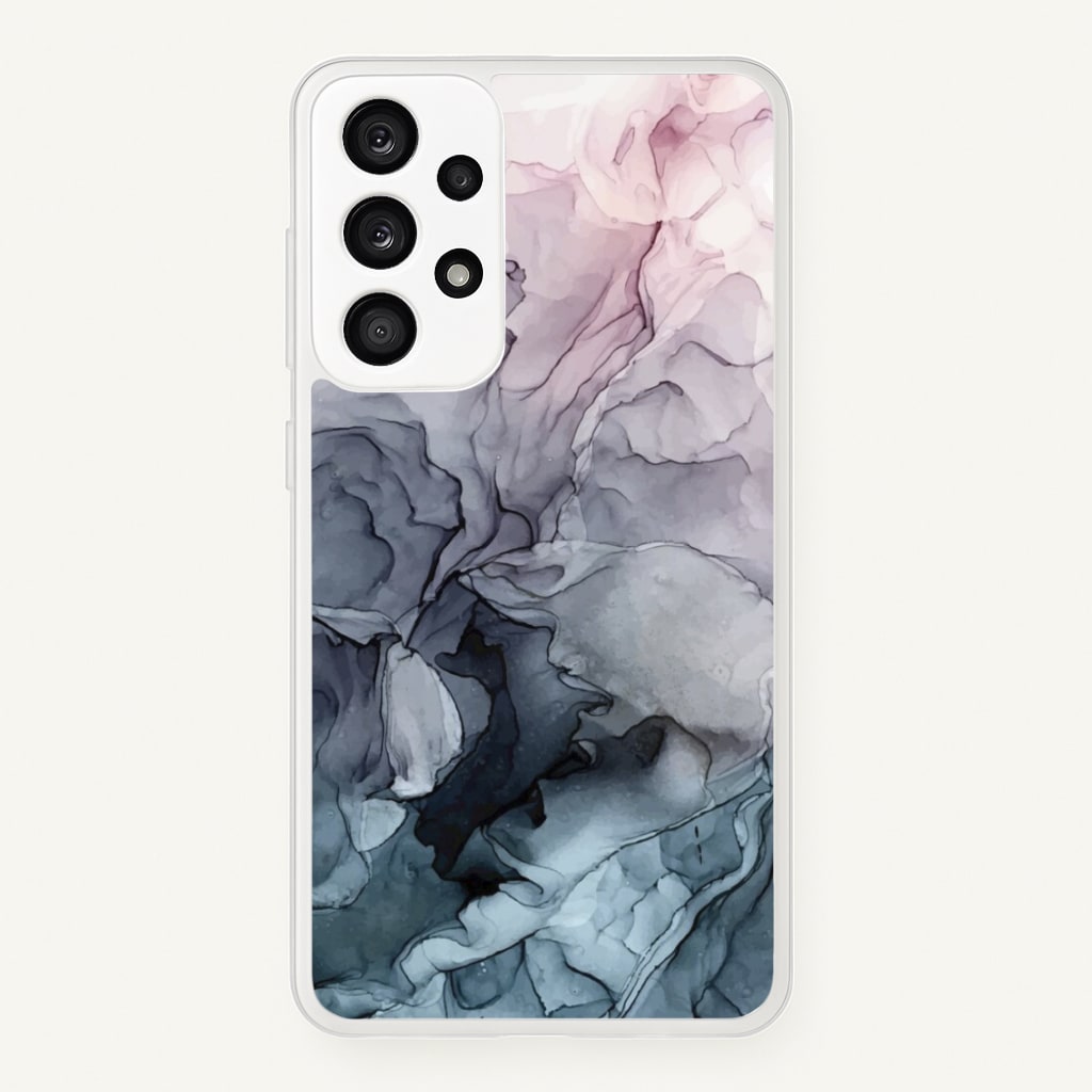 Grey Eclipse - Pattern Phone Case for Galaxy A53
