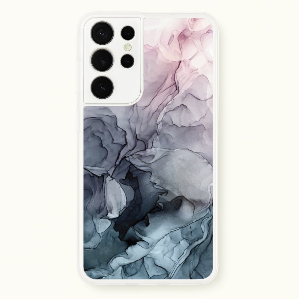 Grey Eclipse - Pattern Phone Case for Galaxy S21 Ultra