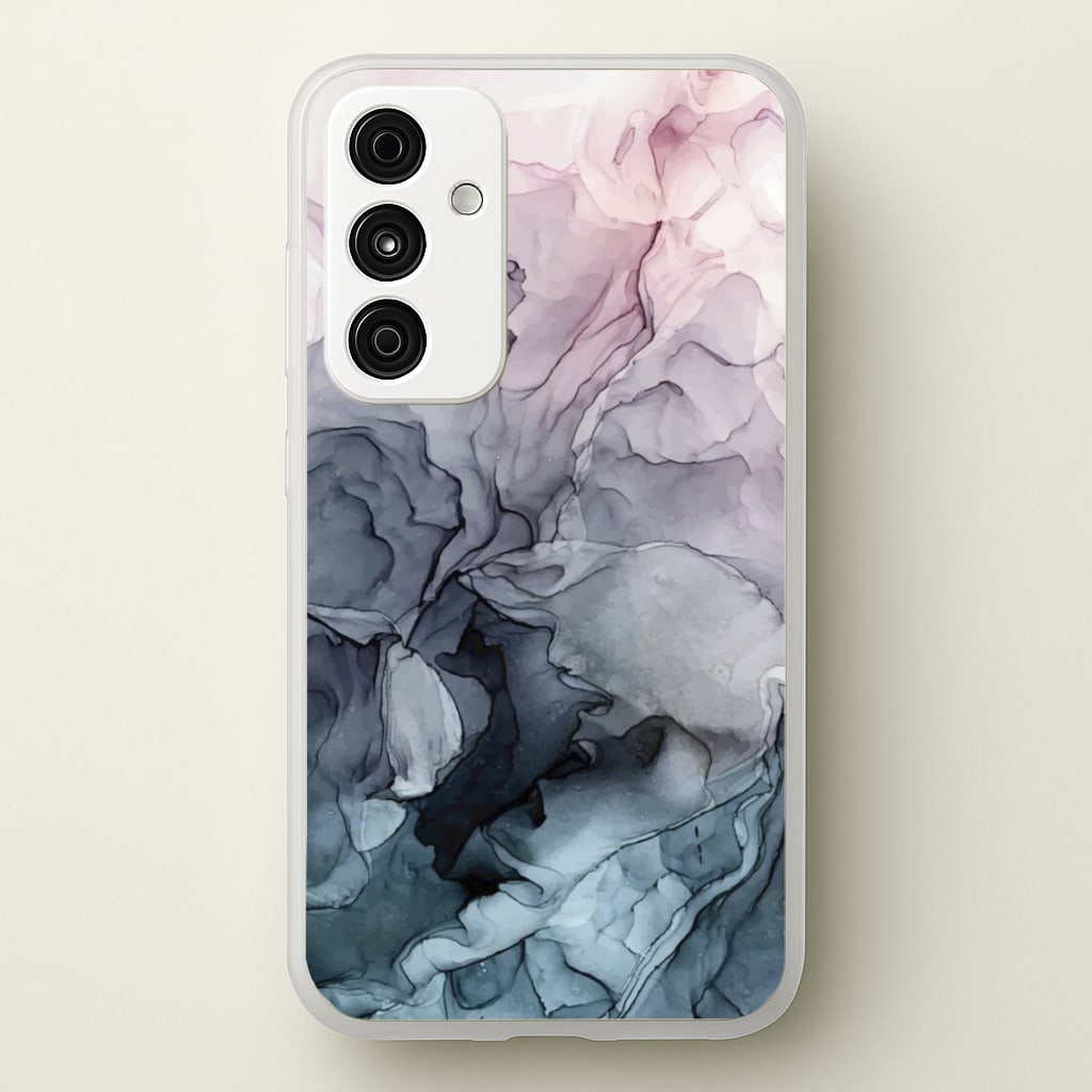 Grey Eclipse - Pattern Phone Case for Galaxy A55