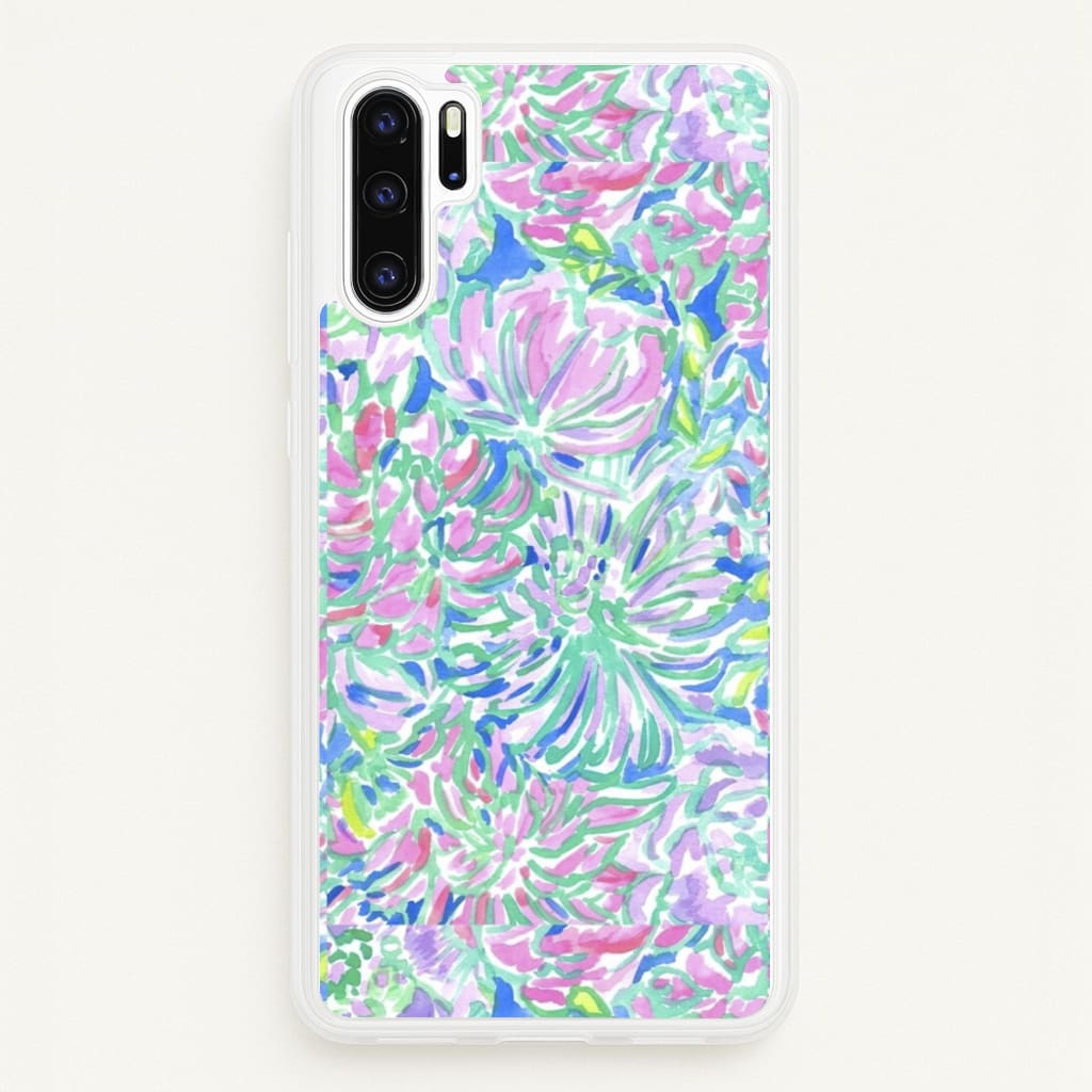 Colourful Floral Painting - Floral Phone Case for Huawei P30 Pro