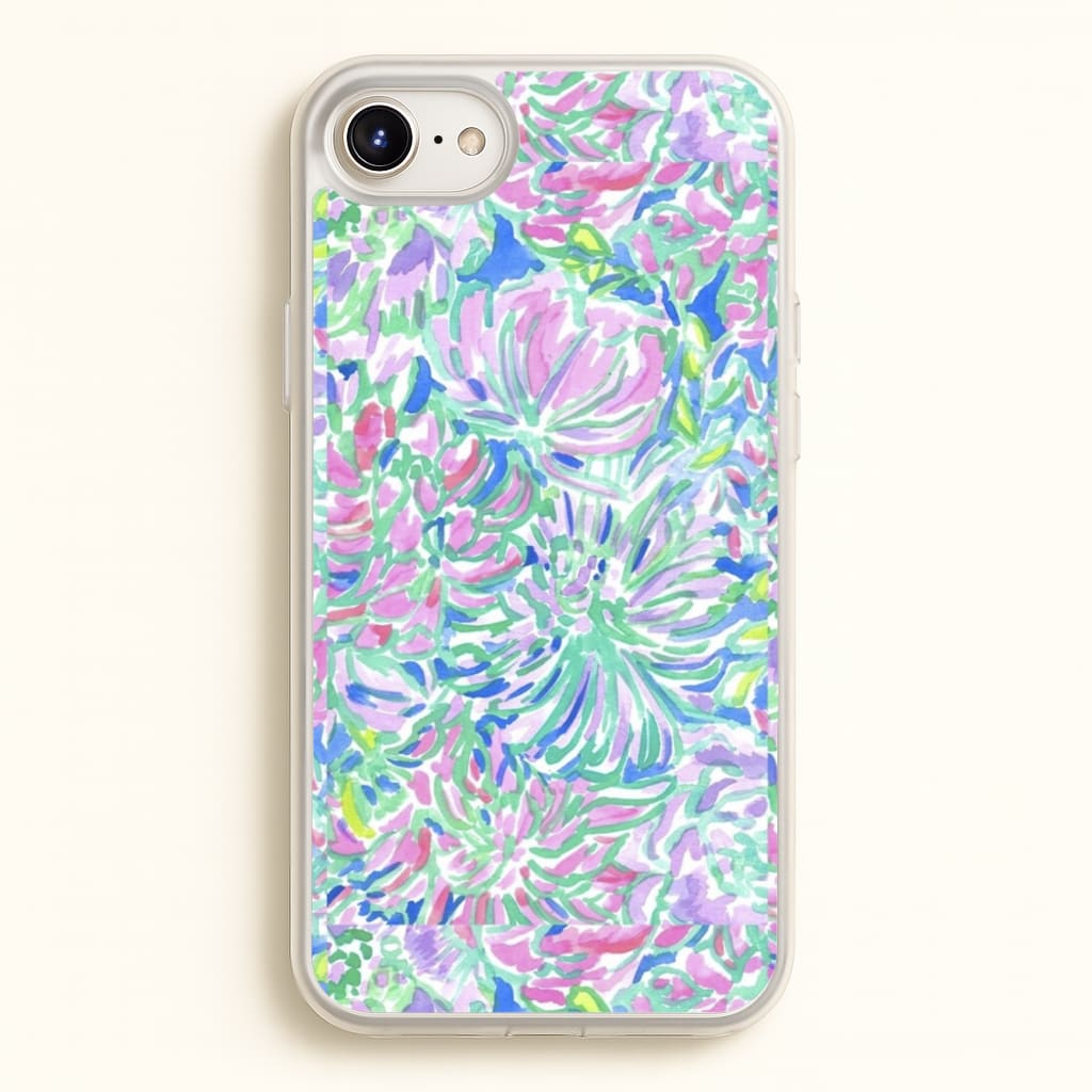 Colourful Floral Painting - Floral Phone Case for iPhone 6 Plus / 7 Plus / 8 Plus