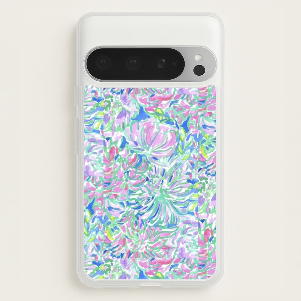 Colourful Floral Painting - Floral Phone Case for Google Pixel 9 Pro XL