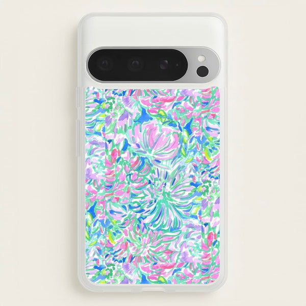 Colourful Floral Painting - Floral Phone Case for Google Pixel 9 Pro XL