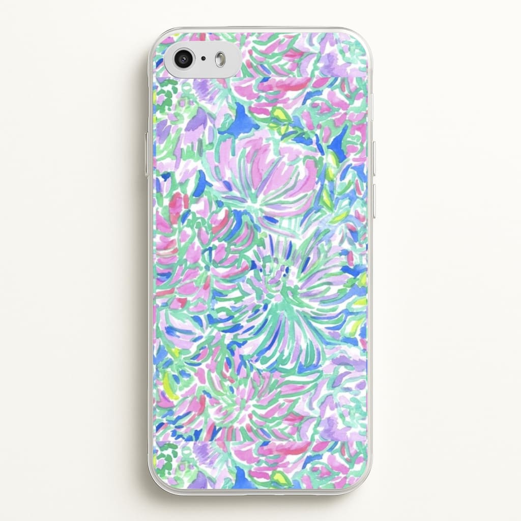 Colourful Floral Painting - Floral Phone Case for iPhone 5 / 5s / SE 2016