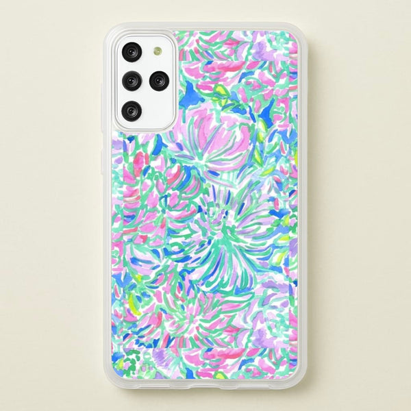 Colourful Floral Painting - Floral Phone Case for Galaxy S20 Plus