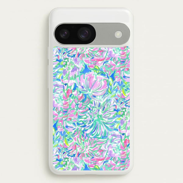 Colourful Floral Painting - Floral Phone Case for Google Pixel 9 / 9 Pro