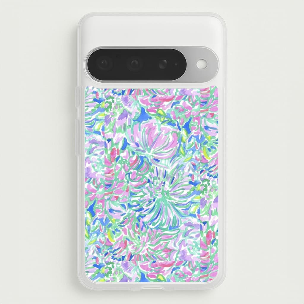 Colourful Floral Painting Phone Case for Google Pixel 10 Pro XL