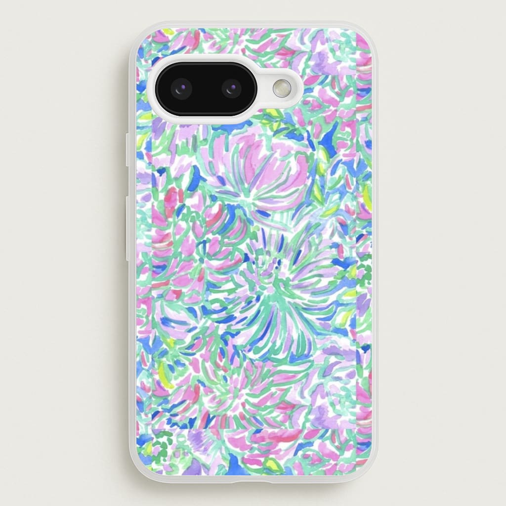 Colourful Floral Painting - Floral Phone Case for Google Pixel 9a