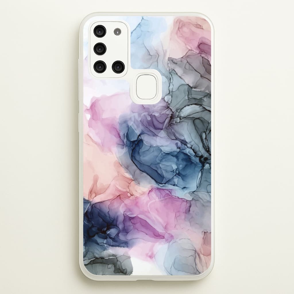 Colourful Eclipse - Pattern Phone Case for Galaxy A21s