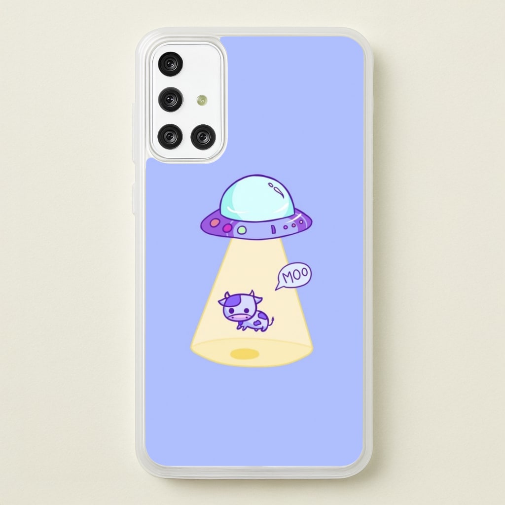 Cow Abduction - Animal Phone Case for Galaxy A71