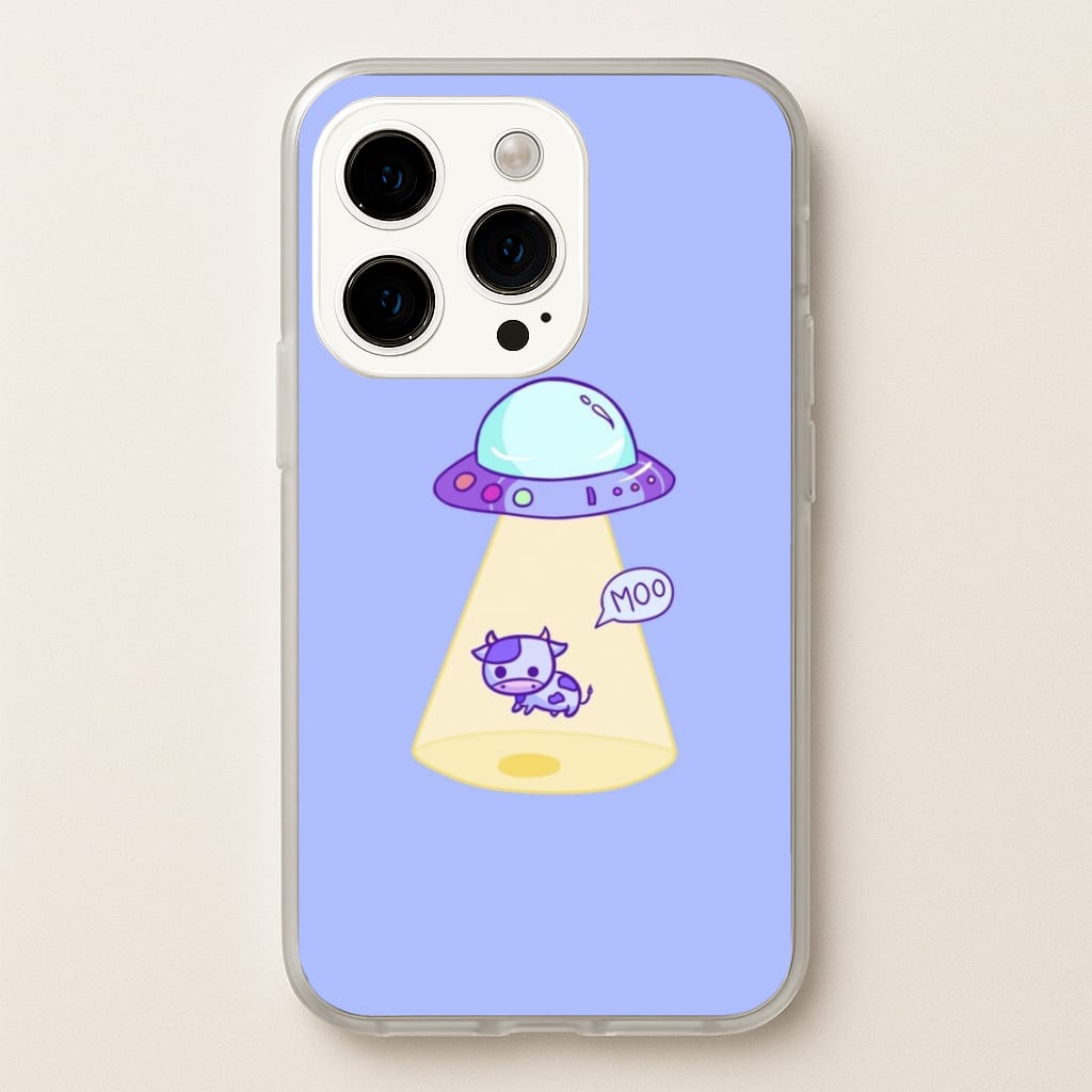 Cow Abduction - Animal Phone Case for iPhone 15 Pro