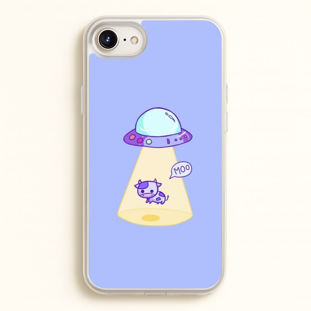 Cow Abduction - Animal Phone Case for iPhone 6 Plus / 7 Plus / 8 Plus