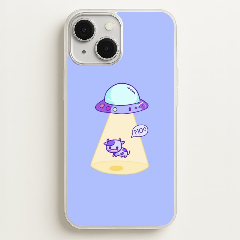 Cow Abduction - Animal Phone Case for iPhone 13 Mini