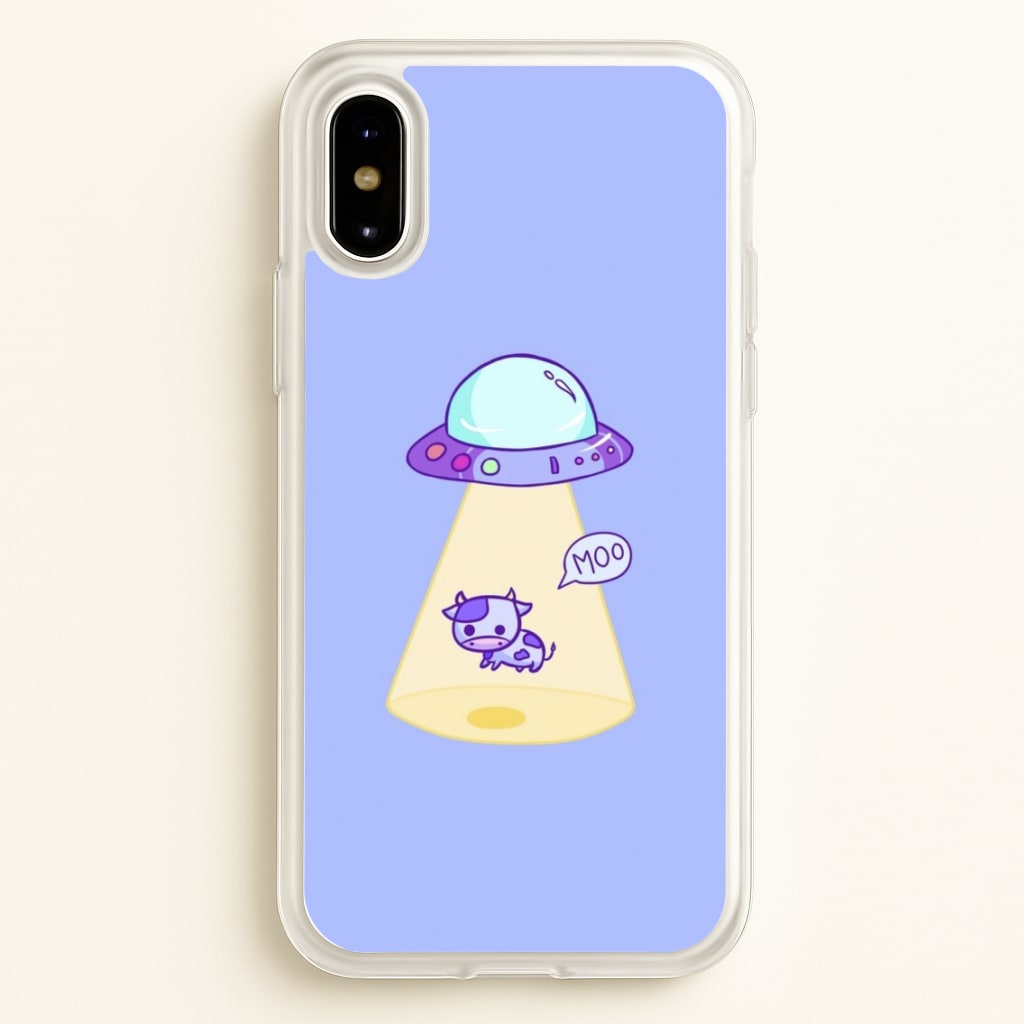 Cow Abduction - Animal Phone Case for iPhone X / XS