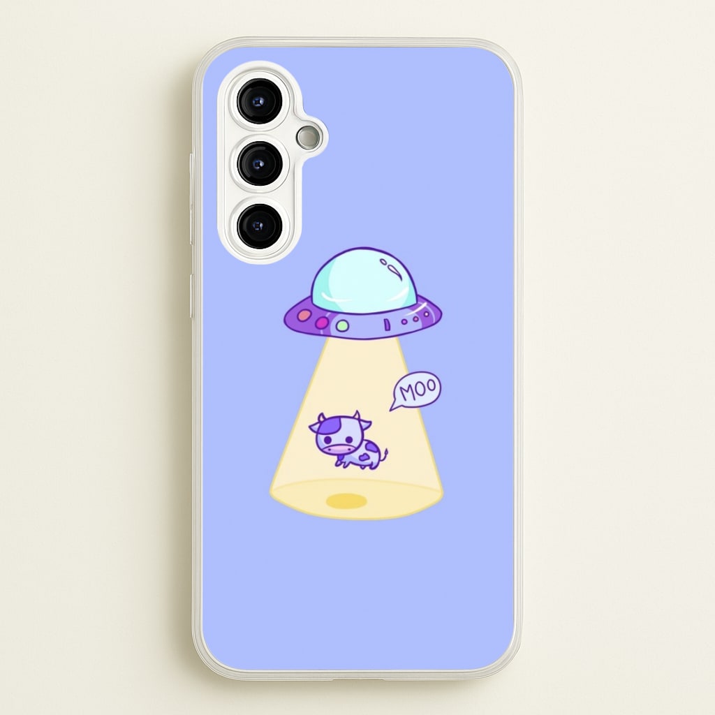 Cow Abduction - Animal Phone Case for Galaxy A54