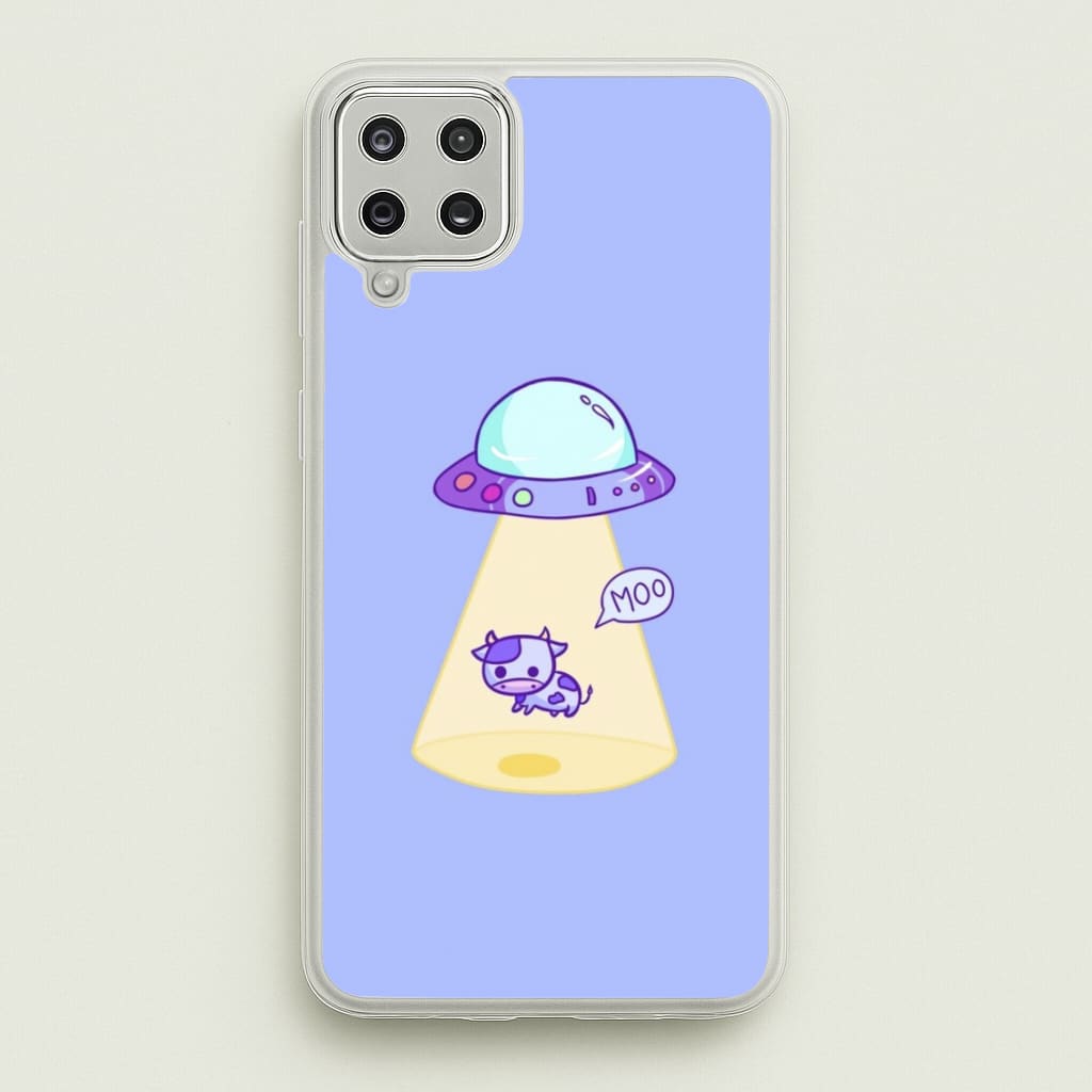 Cow Abduction - Animal Phone Case for Galaxy A12