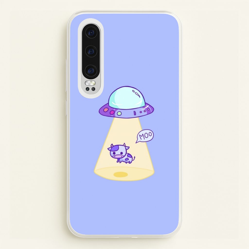 Cow Abduction - Animal Phone Case for Huawei P30