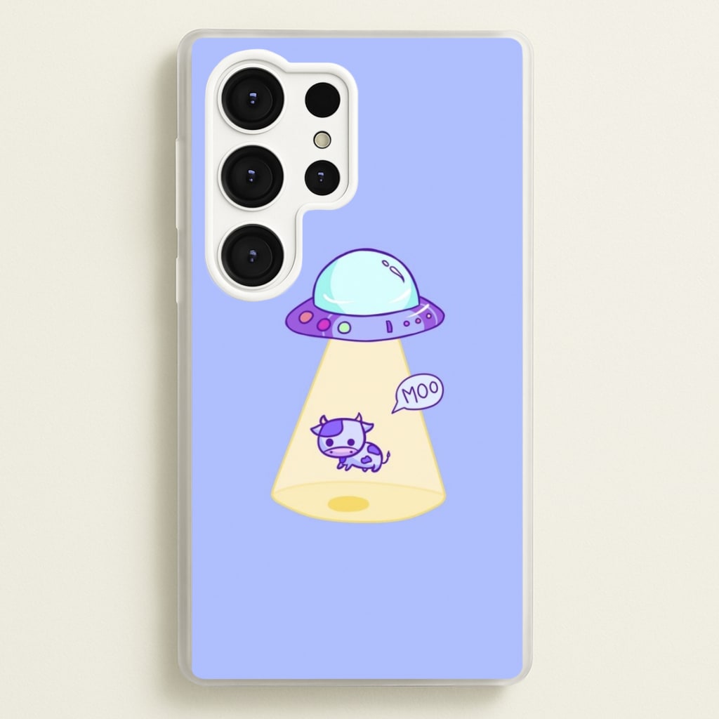 Cow Abduction - Animal Phone Case for Galaxy S25 Ultra