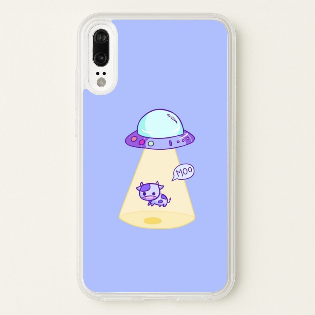 Cow Abduction - Animal Phone Case for Huawei P20